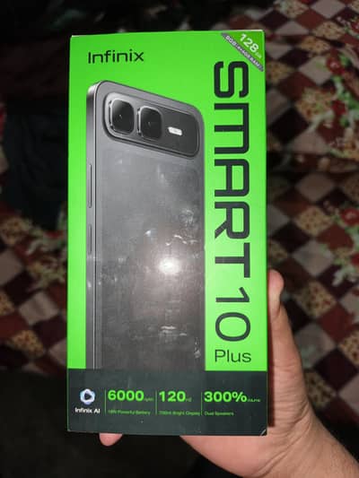 Infinix smart 10 plus Official Pta approved Argent sale