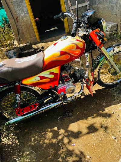 Hi speed 70cc motorcycle for sale 10/10 Condition