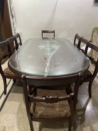 8 Chair Dining Table In Sheesham wood