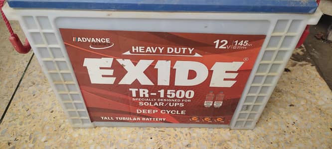 TR1500 Exide tubular battery