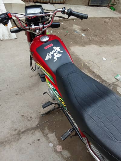 Honda CD 70 2023 Red – Excellent Condition, Original