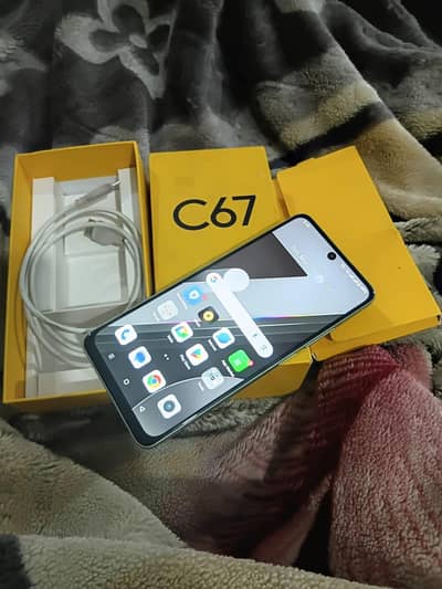 realme c67 8 128 good battery timing good condition done by 10