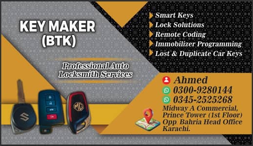 key maker/locksmith