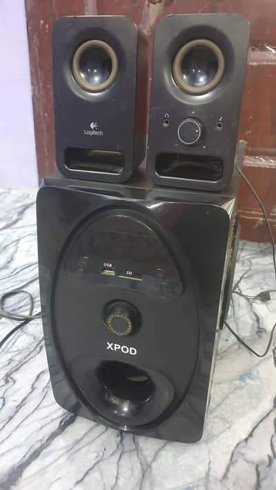 Xpod woofer audionic speakers