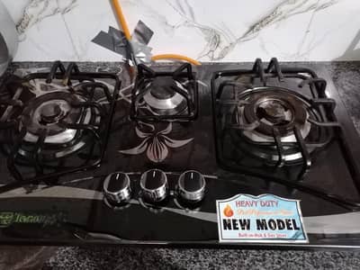 For Sale: Like New 3-Burner Built-in Gas Hob