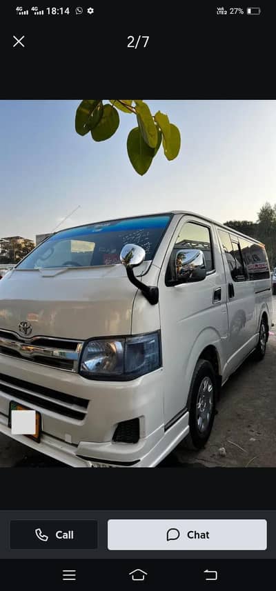 toyota hiace,(BAKSA)08model12register. exchange possible with xli