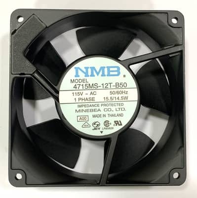 This item is an NMB axial cooling fan, made in Tahiland