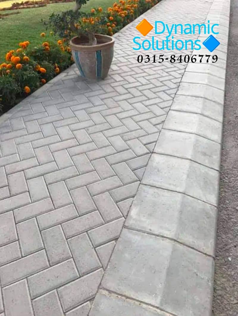 Pavers paver tuff tiles tile block kerb blocks concrete block envi ...