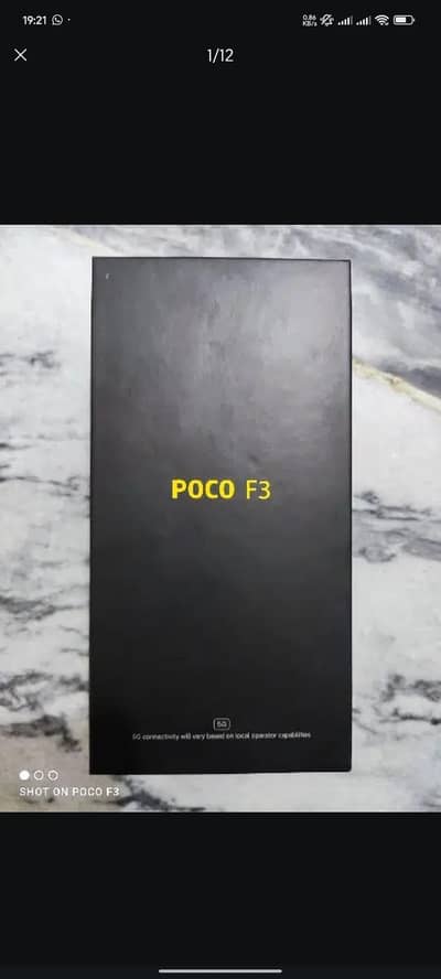 Xiaomi POCO F3  9+256 White Complete Box