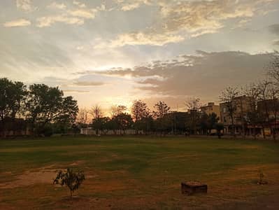 Facing Park 1 Kanal Plot Available For Sale On Prime Location