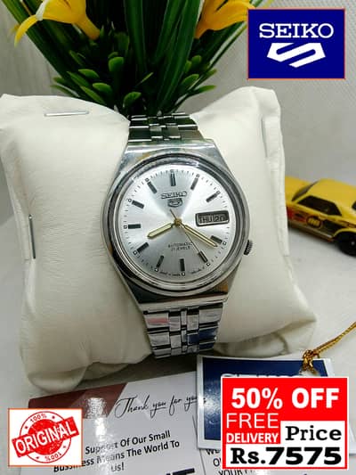 Seiko 5 Citizen Orient Automatic Pre-Owned watch Japan 03161737353