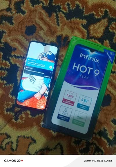 Infinix smart hot 9 play urgent sale