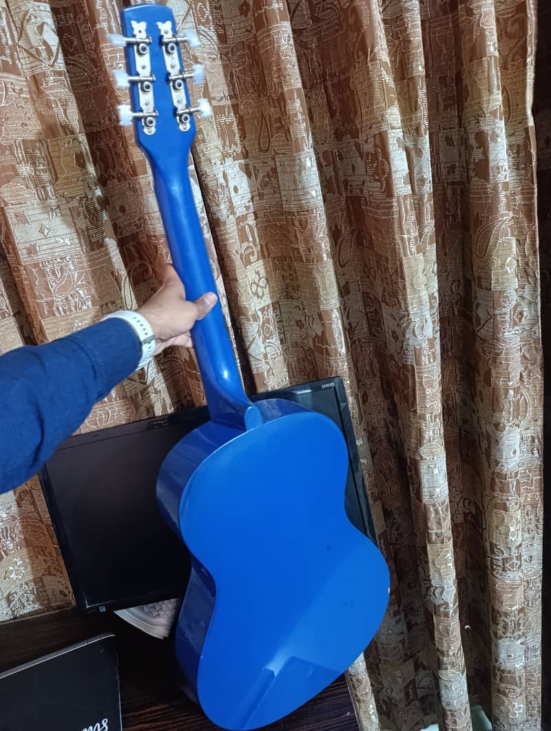 Guitar (blue color) - Musical Instruments - 1112461560