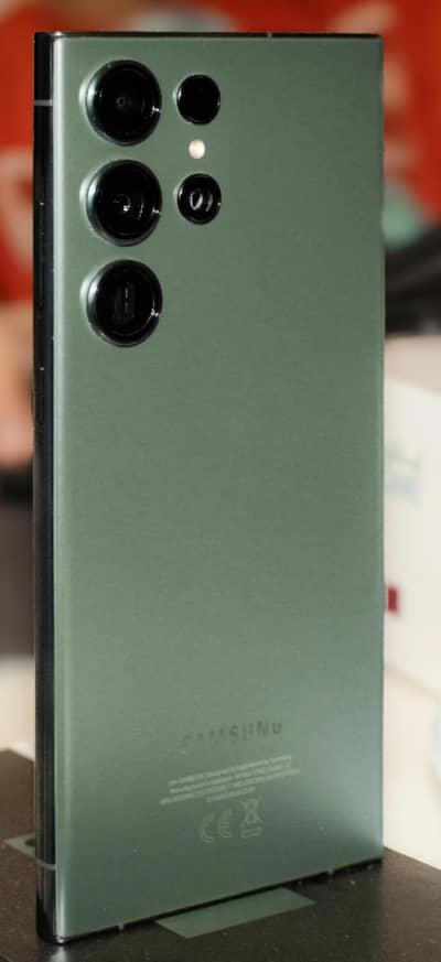 s23 Ultra army green with original 45W charger and box