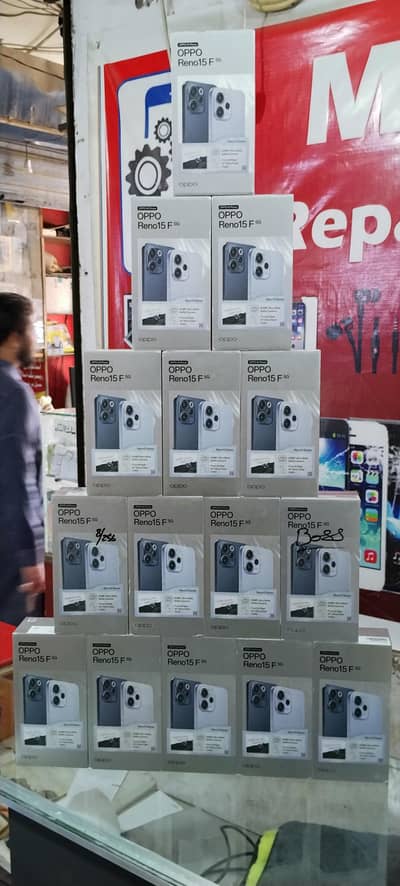 oppo Reno 15F Box pack Mobile only active non used