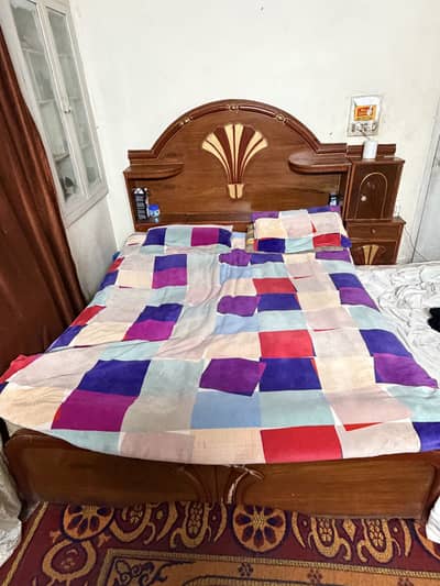 Bed and Spring Mattress and with 2 sides