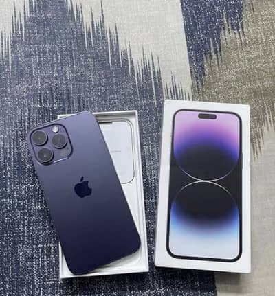 I phone 14 pro max 256gb non pta with box