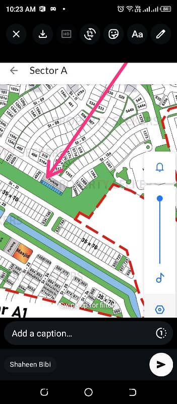 27 marla back open plot for sale bahria phase 8 a block