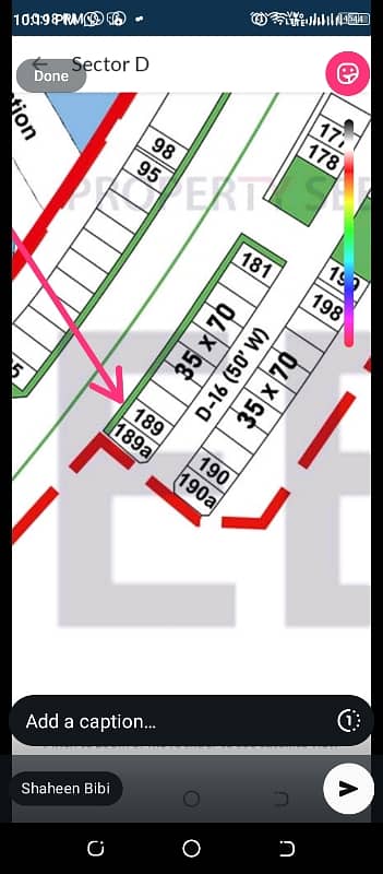 Blvd front back open 10m plot for sale