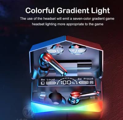 M28 tws gaming wireless earbuds type-c heavy bass hifi music bluthuth