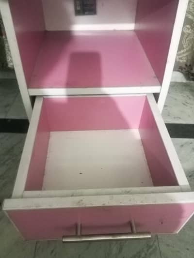 beautiful pink & white cupboard