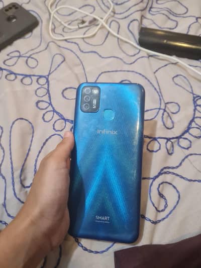 Infinix smart 6 available with charger