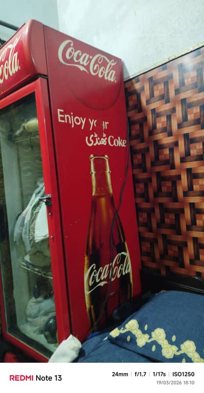 coke chiller tower fridge