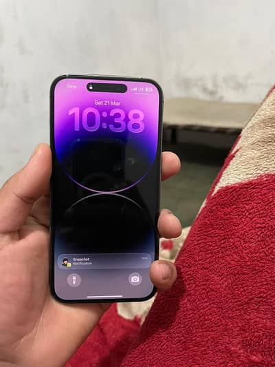 Iphone14 pro max 256 Box With Orignal Cabal 10/10 Condation All Ok