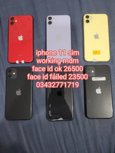 iphone 11 non pta mdm. sim working face id disabled
