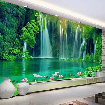 3D waterproof wallpaper