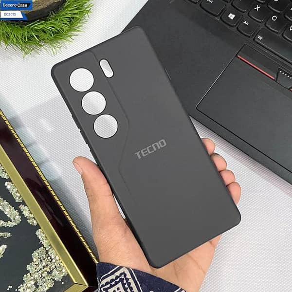 Tecno Camon 40 Pro Cover - Official Silicone Case with Camera Protection