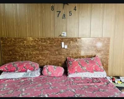 Wooden Bed set with Molty Foam Matress