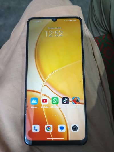 Vivo Y04 Ram 4Gb Memory 64Gb Side Finger All Original Box Charger Sath