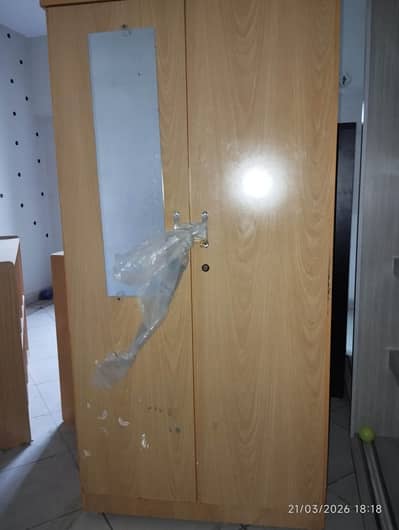 wardrobe with upper storage also