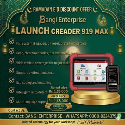 LAUNCH CREADER 919 MAX SCANNER CODE READER OBD2