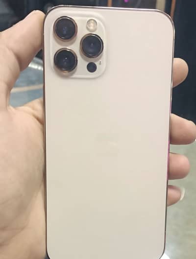 iPhone 12 pro max non pta jv gold color