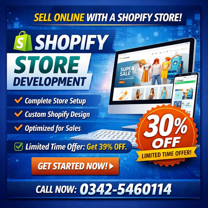  Shopify & WordPress Website Development | Professional Web Designer 1