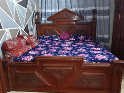 bed ,wardrobe, dressing, divider