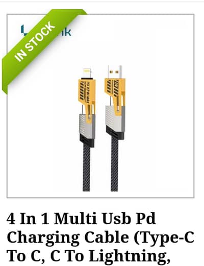 Logilink. . charging cable Fast PD. . 4 types