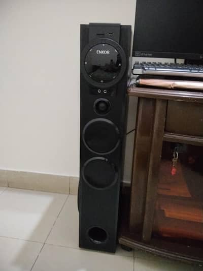 enkor tower speaker m-2203 bluetooth tower woofer tower speaker hai