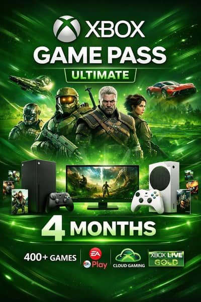 Xbox Game Pass Ultimate 4 Months | 400+ Games | Instant Delivery