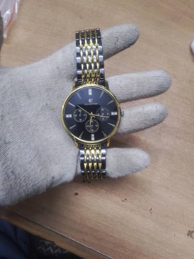 Black and golden watch || light weight watch