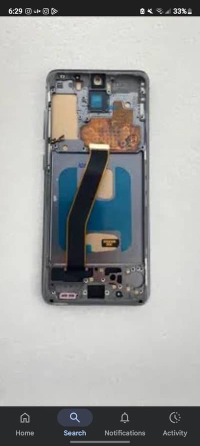 Samsung S20 disply panel for sale. parts only orginl sale. read add