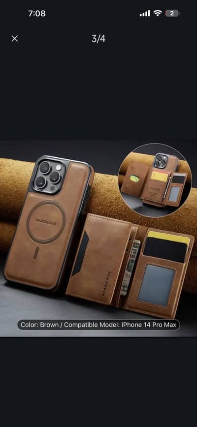 iPhone 14 Pro Max back covers wallet style and protector