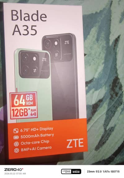ZTE A35 – Excellent Condition | Smooth Performance | original carger