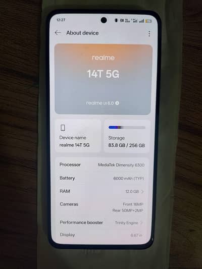 Realme 14T – Lightning Purple | Excellent Condition