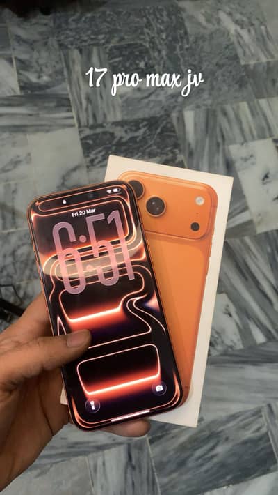 17 pro max jv cosmic orange