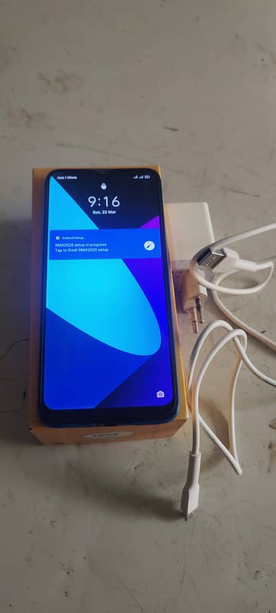 realme c3 3/32 far sell  no open