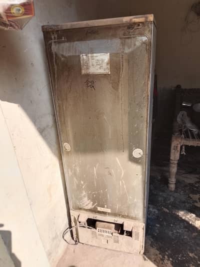 Sharp Double Door Fridge (225L) - Used but Working