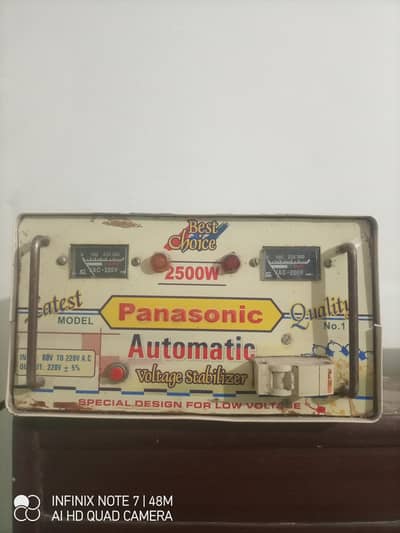 Panasonic Stablizer 2500 W